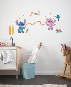 Komar Wandtattoo »Stitch Aloha - Größe 50 x 70 cm« selbstklebend, Wandsticker, Kinderzimmer
