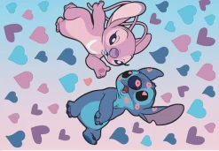 Komar Wandtattoo »Stitch in Love - Größe 50 x 70 cm« selbstklebend, Wandsticker, Kinderzimmer