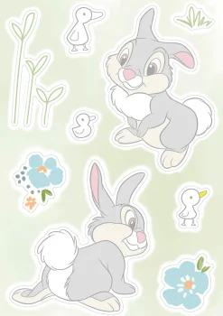 Komar Wandtattoo »Thumper Growing Carrots - Größe 50 x 70 cm« selbstklebend, Wandsticker, Kinderzimmer