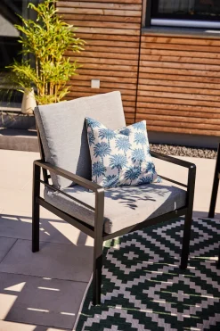 KONIFERA Garten-Essgruppe »»New Jersey«« Set, 6 Sessel, Tisch 80x160x71 cm, inkl. Auflagen, 19 Stk. tlg. Aluminium/Polyrattan