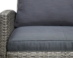 KONIFERA Gartenlounge-Set »Amsterdam« Set, 1x 3er Sofa, 1x 2 Sessel, 2x Hocker, 1xTisch 144,5x74x67cm,Polyrattan, 16 Stk. tlg. Stahl, Ablagefläche unter dem Tisch, Loungeset