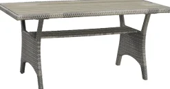 KONIFERA Gartenlounge-Set »Amsterdam« Set, 1x 3er Sofa, 1x 2 Sessel, 2x Hocker, 1xTisch 144,5x74x67cm,Polyrattan, 16 Stk. tlg. Stahl, Ablagefläche unter dem Tisch, Loungeset