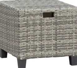 KONIFERA Gartenlounge-Set »Amsterdam« Set, 1x 3er Sofa, 1x 2 Sessel, 2x Hocker, 1xTisch 144,5x74x67cm,Polyrattan, 16 Stk. tlg. Stahl, Ablagefläche unter dem Tisch, Loungeset