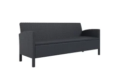 KONIFERA Gartenlounge-Set »»Brooklyn«« Set, 1x 3er Sofabank, 2 Sessel, Tisch 66x120x74 cm, inkl. Auflagen, 12 Stk. tlg. Stahl/Polyrattan