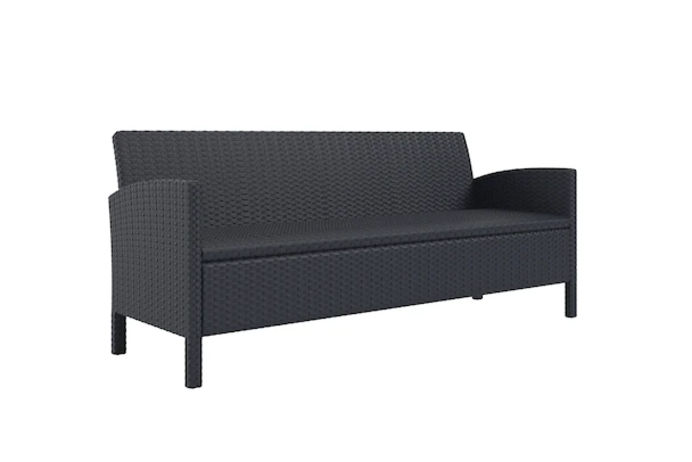 KONIFERA Gartenlounge-Set »»Brooklyn«« Set, 1x 3er Sofabank, 2 Sessel, Tisch 66x120x74 cm, inkl. Auflagen, 12 Stk. tlg. Stahl/Polyrattan