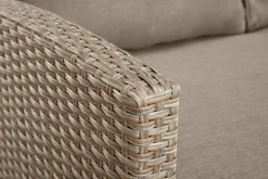 KONIFERA Gartenlounge-Set »Rotterdam« Set, 3x 3er Sofa, 2x Hocker, 1x Tisch 120x82x67cm, inkl. Auflagen, 20 Stk. tlg. Polyrattan, Stahl, Tischplatte aus Nonwood,