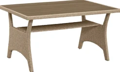 KONIFERA Gartenlounge-Set »Rotterdam« Set, 3x 3er Sofa, 2x Hocker, 1x Tisch 120x82x67cm, inkl. Auflagen, 20 Stk. tlg. Polyrattan, Stahl, Tischplatte aus Nonwood,