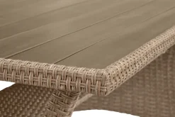 KONIFERA Gartenlounge-Set »Rotterdam« Set, 3x 3er Sofa, 2x Hocker, 1x Tisch 120x82x67cm, inkl. Auflagen, 20 Stk. tlg. Polyrattan, Stahl, Tischplatte aus Nonwood,