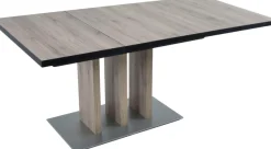 K+W Komfort & Wohnen Eckbankgruppe »Spider II« Set, 4 Stk. tlg. langer Schenkel 227cm, 2 Freischwinger, Auszugstisch in Breite 130 cm