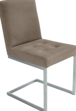 K+W Komfort & Wohnen Eckbankgruppe »Spider II« Set, 4 Stk. tlg. langer Schenkel 227cm, 2 Freischwinger, Auszugstisch in Breite 130 cm