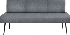 K+W Komfort & Wohnen Essbank »Giacomo I Polsterbank« Metallfüsse in schwarz, wahlweise in der Breite 200cm oder 177cm