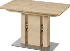 K+W Komfort & Wohnen Esstisch »5030« Funktionstisch mit Synchronauszug, Massivholz,2 Breiten wählbar