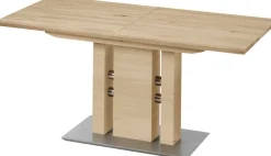 K+W Komfort & Wohnen Esstisch »5030« Funktionstisch mit Synchronauszug, Massivholz,2 Breiten wählbar