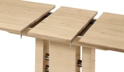 K+W Komfort & Wohnen Esstisch »5030« Funktionstisch mit Synchronauszug, Massivholz,2 Breiten wählbar