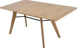 K+W Komfort & Wohnen Esstisch »Giacomo IV« in Asteiche bianco furniert, 2 Größen auswählbar, mit Synchronauszug