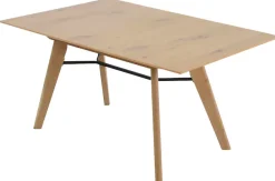 K+W Komfort & Wohnen Esstisch »Giacomo IV« in Asteiche bianco furniert, 2 Größen auswählbar, mit Synchronauszug