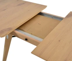 K+W Komfort & Wohnen Esstisch »Giacomo IV« in Asteiche bianco furniert, 2 Größen auswählbar, mit Synchronauszug