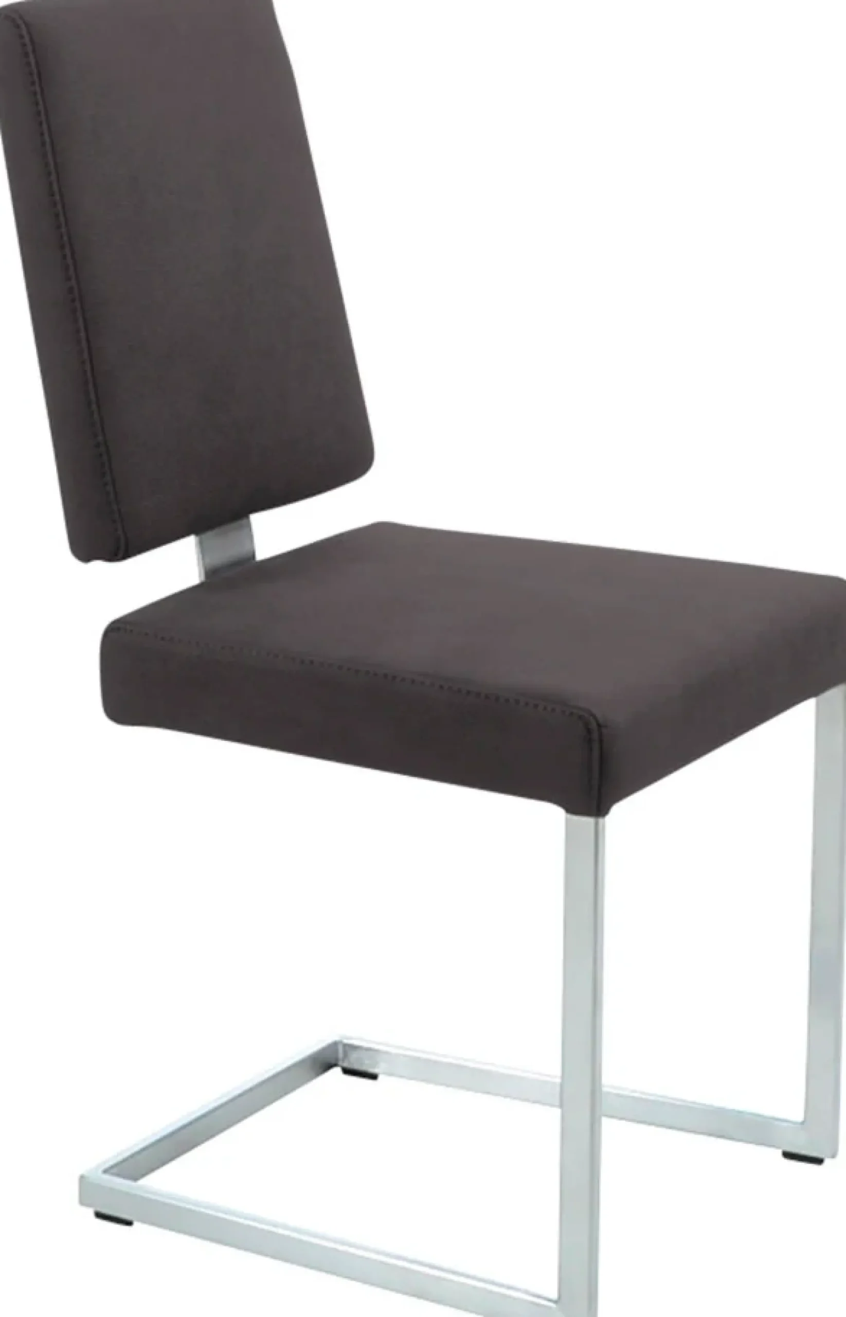 K+W Komfort & Wohnen Freischwinger () stabiles Hochkantgestell, in Leder oder Microfaser