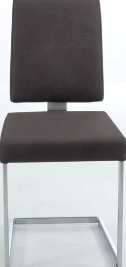 K+W Komfort & Wohnen Freischwinger () stabiles Hochkantgestell, in Leder oder Microfaser