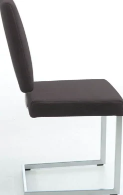 K+W Komfort & Wohnen Freischwinger () stabiles Hochkantgestell, in Leder oder Microfaser