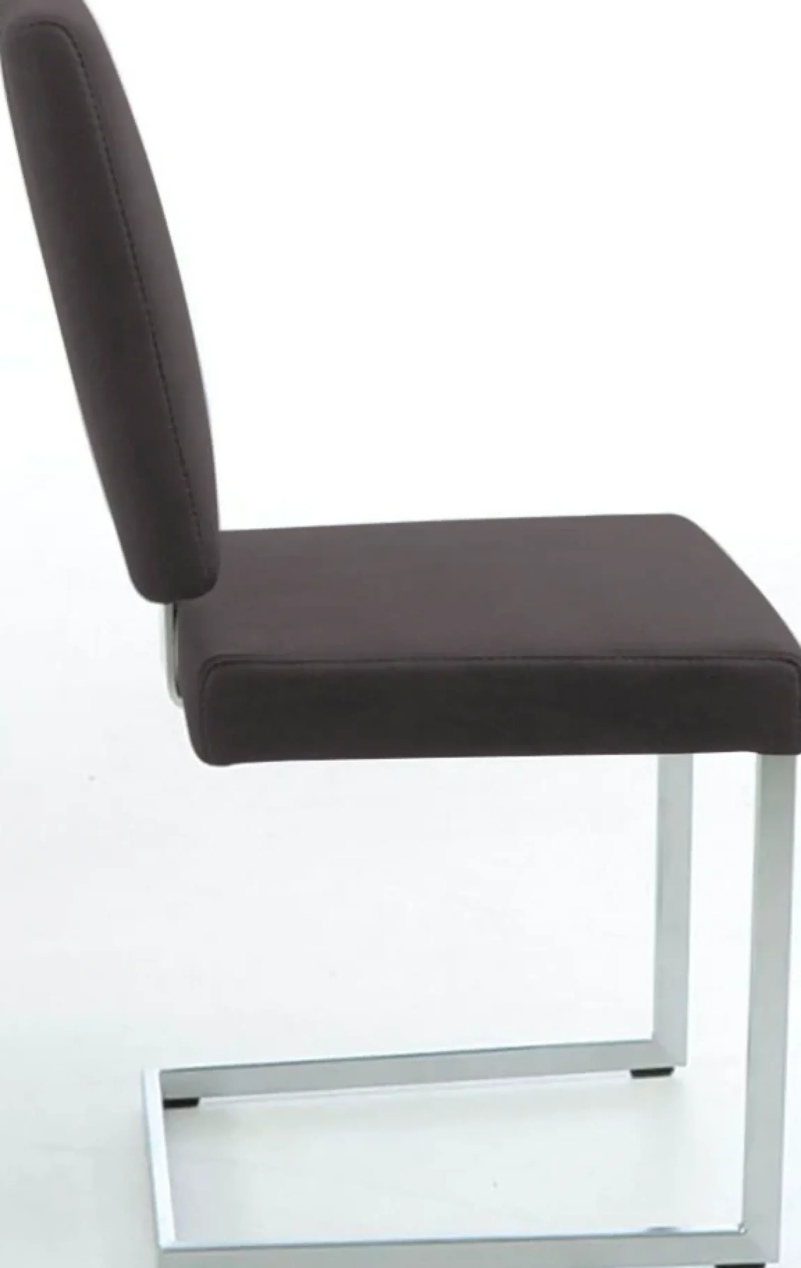 K+W Komfort & Wohnen Freischwinger () stabiles Hochkantgestell, in Leder oder Microfaser