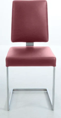 K+W Komfort & Wohnen Freischwinger () stabiles Hochkantgestell, in Leder oder Microfaser