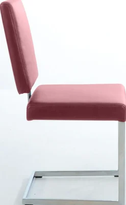 K+W Komfort & Wohnen Freischwinger () stabiles Hochkantgestell, in Leder oder Microfaser