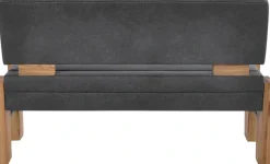 K+W Komfort & Wohnen Polsterbank gepolsterte Stauraumbank, Massivholz, in 2 Breiten 161cm oder 181cm