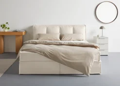 LeGer Home by Lena Gercke Boxspringbett »Addyson« Härtegrade H2, H3 und H4 wählbar,Boxspringbett inkl. Topper, 2 Matratzen