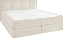 LeGer Home by Lena Gercke Boxspringbett »Addyson« Härtegrade H2, H3 und H4 wählbar,Boxspringbett inkl. Topper, 2 Matratzen