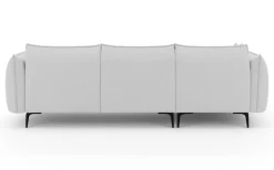 LeGer Home by Lena Gercke Ecksofa »Adelita mit Ottomane links oder rechts bestellbar, B/H/T 270/97/168« L-Form mit Wellenunterfederung, enthält 2 Zierkissen
