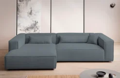LeGer Home by Lena Gercke Ecksofa »PIARA XXL Cord, Big-Sofa, L-Form« wahlweise Ottomane rechts/links, Kedernaht, extra tiefe Sitzfläche
