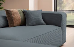 LeGer Home by Lena Gercke Ecksofa »PIARA XXL Cord, Big-Sofa, L-Form« wahlweise Ottomane rechts/links, Kedernaht, extra tiefe Sitzfläche