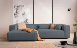 LeGer Home by Lena Gercke Ecksofa »PIARA XXL Cord, Big-Sofa, L-Form« wahlweise Ottomane rechts/links, Kedernaht, extra tiefe Sitzfläche