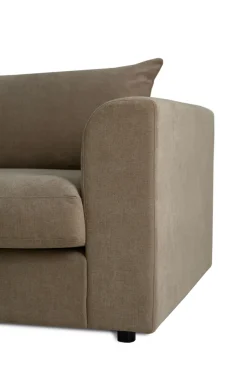 LeGer Home by Lena Gercke Ecksofa »Avelina« Breite 297 cm, in Cord- und Chenille- Stoff, Rückenkissen mit Federn