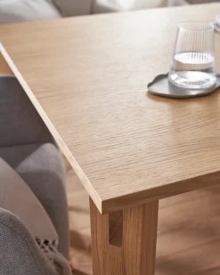 LeGer Home by Lena Gercke Esstisch »Chelsea« Eiche furniert, verschiedene Breiten, robuste Beine aus massiver Eiche