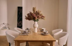 LeGer Home by Lena Gercke Esstisch »Chelsea« Eiche furniert, verschiedene Breiten, robuste Beine aus massiver Eiche