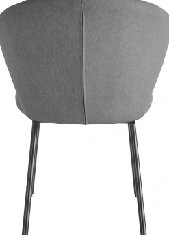 LeGer Home by Lena Gercke Esszimmerstuhl »Galilea« (Set) 2 Stk.mit elegantem Strukturstoffbezug und stabilem Metallfuß