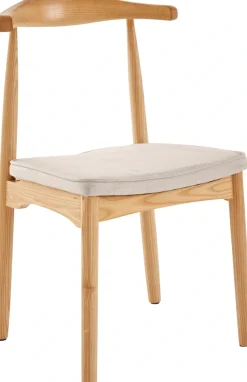 LeGer Home by Lena Gercke Esszimmerstuhl »Rianne« (Set) 2 Stk.Gestellrahmen aus massivem Eschenholz , Sitzfläche mit Webstoffkissen