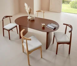 LeGer Home by Lena Gercke Esszimmerstuhl »Rianne« (Set) 2 Stk.Gestellrahmen aus massivem Eschenholz , Sitzfläche mit Webstoffkissen
