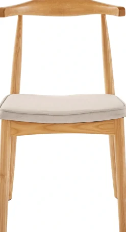 LeGer Home by Lena Gercke Esszimmerstuhl »Rianne« (Set) 2 Stk.Gestellrahmen aus massivem Eschenholz , Sitzfläche mit Webstoffkissen