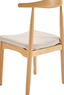 LeGer Home by Lena Gercke Esszimmerstuhl »Rianne« (Set) 2 Stk.Gestellrahmen aus massivem Eschenholz , Sitzfläche mit Webstoffkissen