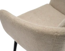 LeGer Home by Lena Gercke Esszimmerstuhl »Fleur« (Set) 2 Stk.Strukturstoff, ergonomisches Design, gesteppte Rückenlehne