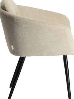 LeGer Home by Lena Gercke Esszimmerstuhl »Fleur« (Set) 2 Stk.Strukturstoff, ergonomisches Design, gesteppte Rückenlehne