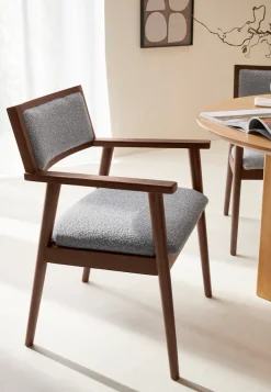 LeGer Home by Lena Gercke Esszimmerstuhl »Zernea« () 1 Stk.aus weichem Doppelgewebe und FSC-zertifiziertem Massivholzrahmen