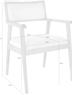 LeGer Home by Lena Gercke Esszimmerstuhl »Zernea« () 1 Stk.aus weichem Doppelgewebe und FSC-zertifiziertem Massivholzrahmen