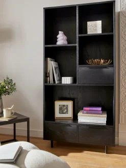 LeGer Home by Lena Gercke Highboard »Priya« aus MDF Holz, mit Metallfüßen- und Griffen, Breite 80 cm