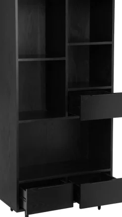 LeGer Home by Lena Gercke Highboard »Priya« aus MDF Holz, mit Metallfüßen- und Griffen, Breite 80 cm