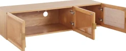 LeGer Home by Lena Gercke Lowboard »Lina« TOPSELLER! Sideboard,aus MDF Holz, Melaminoberfläche, Rattangeflecht, Breite 140 cm