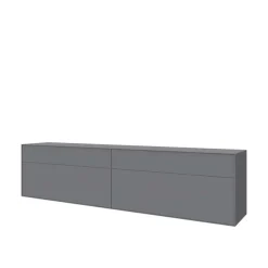 LeGer Home by Lena Gercke Lowboard »Essentials, TV-Board, TV-Kommode, TV-Schrank,TV-Möbel« 2 Stk. tlg. Breite: 222 cm, UV lackiert, Push-to-open-Funktion